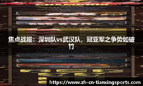 焦点战报:深圳队vs武汉队,冠亚军之争势如破竹